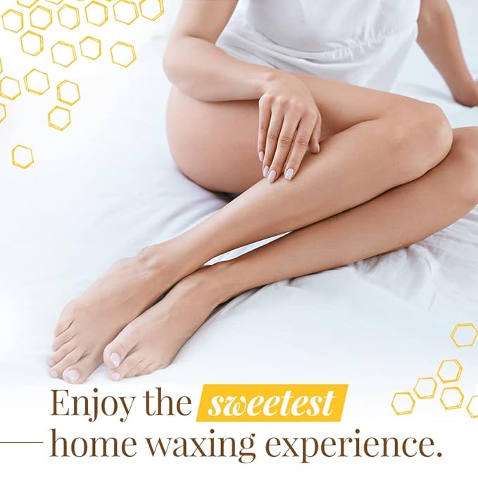 GiGi All Purpose Honee Microwave Hair Removal Wax, Gentle Soft Wax for Face, Arms, Legs & Body, Easy At-Home Waxing Kit for Smooth Skin, 8 oz