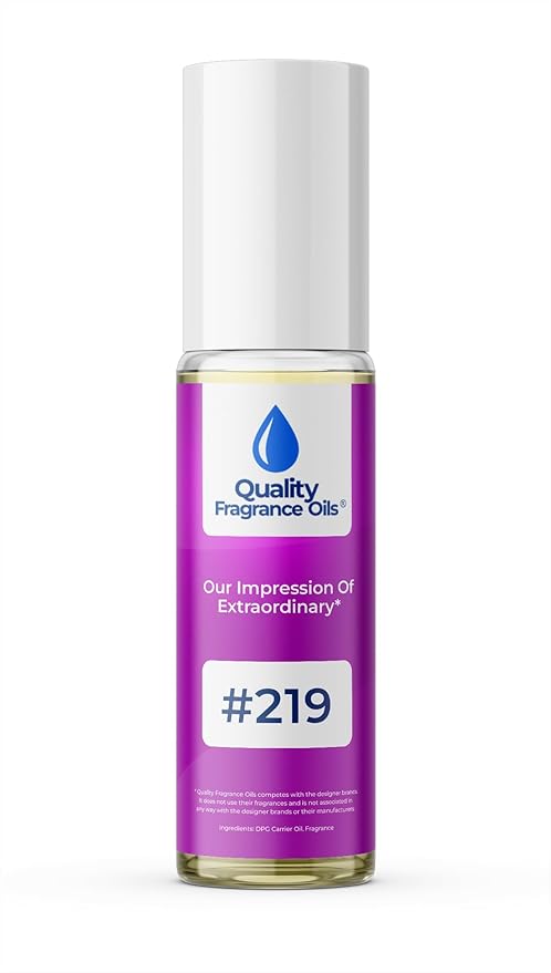 Quality Fragrance Oils' Extraordinary for Women Impression #219 | Long-Lasting Perfume Oil, Alcohol-Free, Strong Scent, 10ml Roll-On | Affordable Alternative to Designer Fragrances