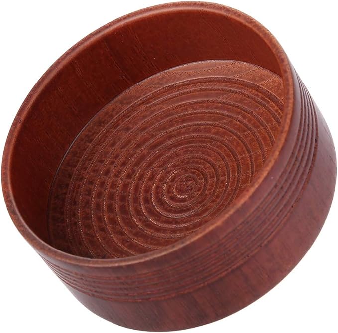 ZJchao Oak Shaving Soap Bowl, Wooden Shaving Soap Bowl Cup Mug Tool for Man Shaver Cleansing Foam Round with The Aim of to Deliver The Best Shave of Your Life and Convenient