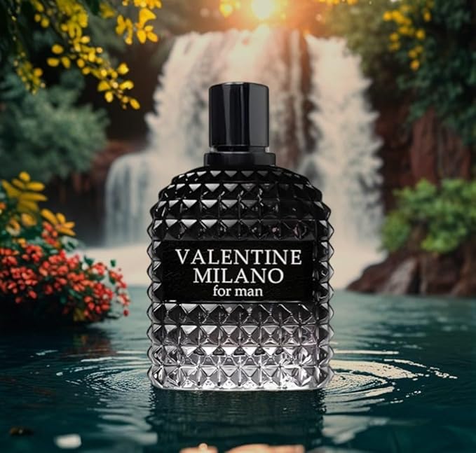 VALENTINE MILANO and SG FOR MEN Cologne for Men Combo Pack Eau de Partum Fragrance for Men 3.4oz/100ml, Natural Spray, Long Lasting (2-Pack) Plus 2 Refillable 5ml Travel Spray