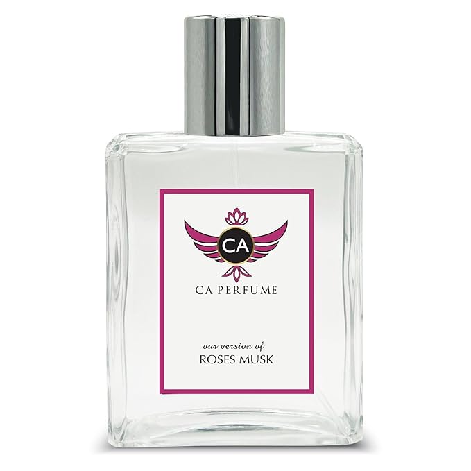CA Perfume Impression of Roses Musk For Women Floral Woody Musk Fragrance Long Lasting Womens Perfume Eau De Parfum 3.4 Fl Oz 100ml