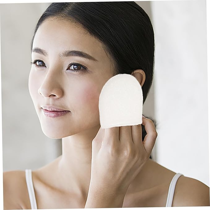 SAFIGLE Exfoliating Facial Cleansing Mitts Konjac Body Scrub Mitt Gentle Skin Exfoliator Mittens for Women Men
