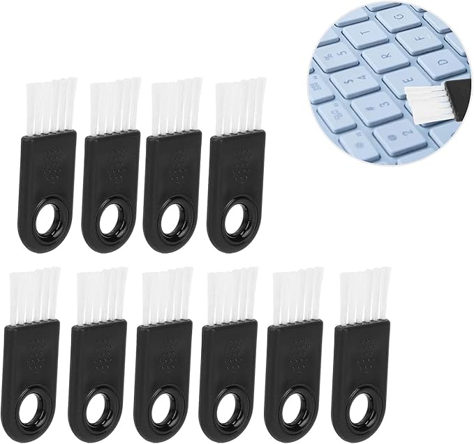 Agatige 10Pcs Electric Shaver Cleaning Brush, Razor Cleaner Set, Multifunctional Clipper Brush Trimmer Cleaner Set, Stubble Removal Razor Cleaning Tool
