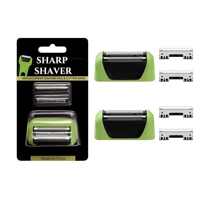 7045-2101 Shaver Head Replacement Foils&Cutters and Head Compatible with wahl Green lifeproof 7061 Series (Green-2 PCS)