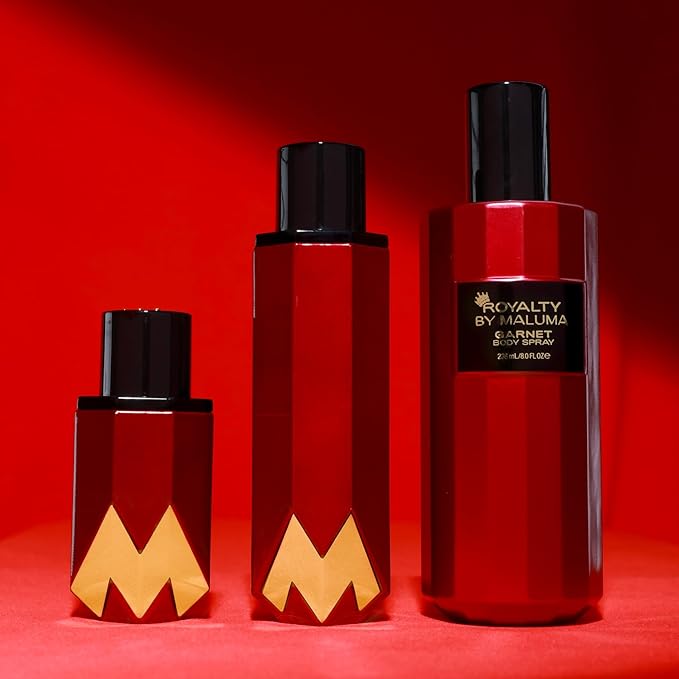 Garnet Body Spray for Men, 8 oz - Bold and Vibrant Perfume for Men - Fougere Woody Fragrance - Top Notes of Lavender and Baies Rose - Ideal Gift for Men