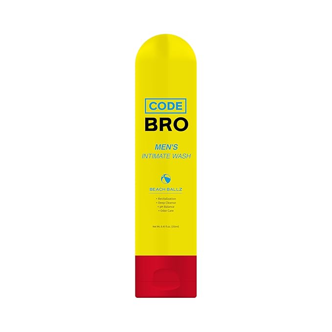Men's Intimate Wash Beach Ballz - Shower Stuff for Men (250ml, 8.45 fl oz)