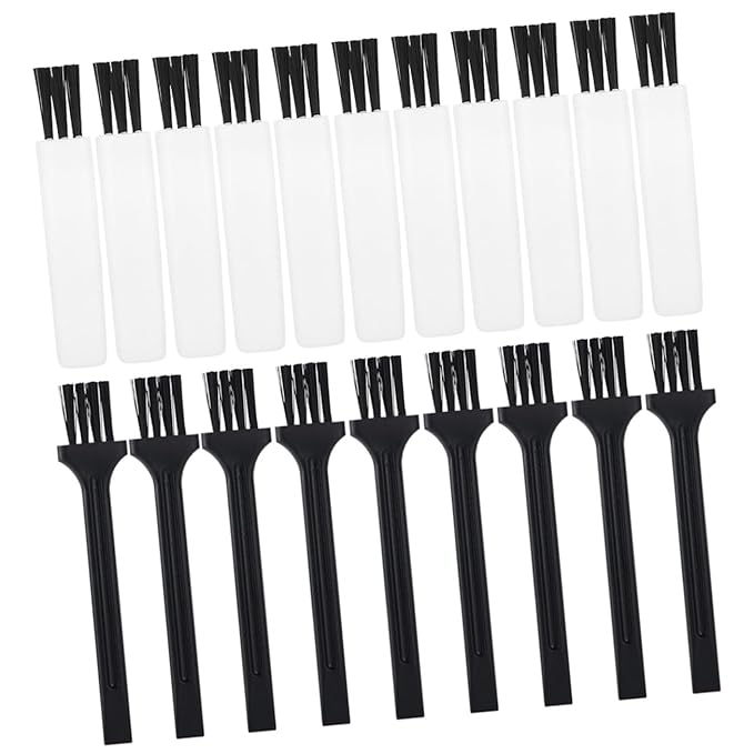 30pcs Electric Shaver Cleaning Brush for Beard and Hair Clippers Ergonomic Design Mini for Easy Storage for Keyboard Fans and Car Dashboard Cleaning