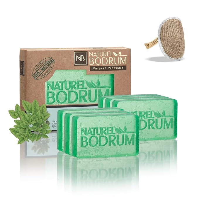Dead Nettle Organic Soap Bar for Women and Men, Pack of 6 Glycerin Soap Bars - Botanical Body Bars – Gentle Herbal Cleanser - Natural & Vegan Spa Gift, for All Skin Types