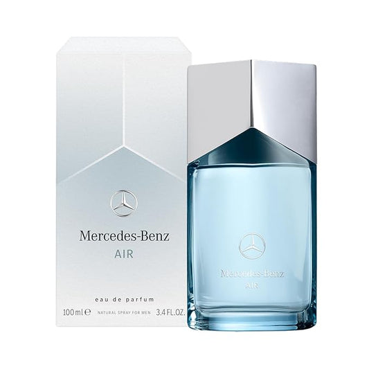 Mercedes Benz Air Eau de Parfum - Long Lasting Cologne for Men - Tonka Bean, Lavender, Patchouli Cologne - Travel Size Perfume for Men - 3.4 oz EDP