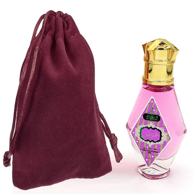 Maison d'Orient AZIZ 20 mL Roll On Oil, Pink Perfume Arab - Alcohol-Free Fragrances. Perfumes Arabes Mas Vendidos - AL RIYAD (Roll On Body Oil) Roll On Cologne
