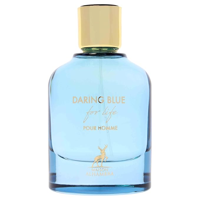 Daring Blue For Life by Maison Alhambra for Men - 3.4 oz EDP Spray