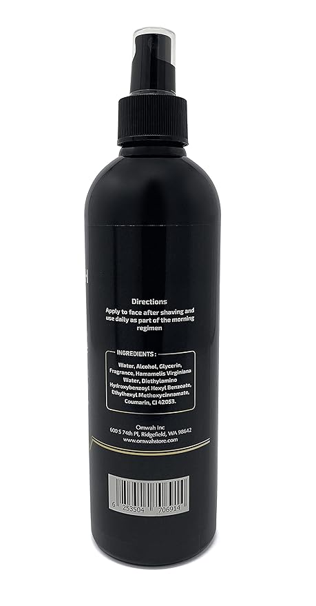 OMWAH Men’s After Shave Cologne For Men – Soothing Post Shave for All Skin Types, Large 16.9 oz Bottle, Non-Greasy Mens Cologne, Hydrating & Reduces Skin harshness, Long Lasting Freshness