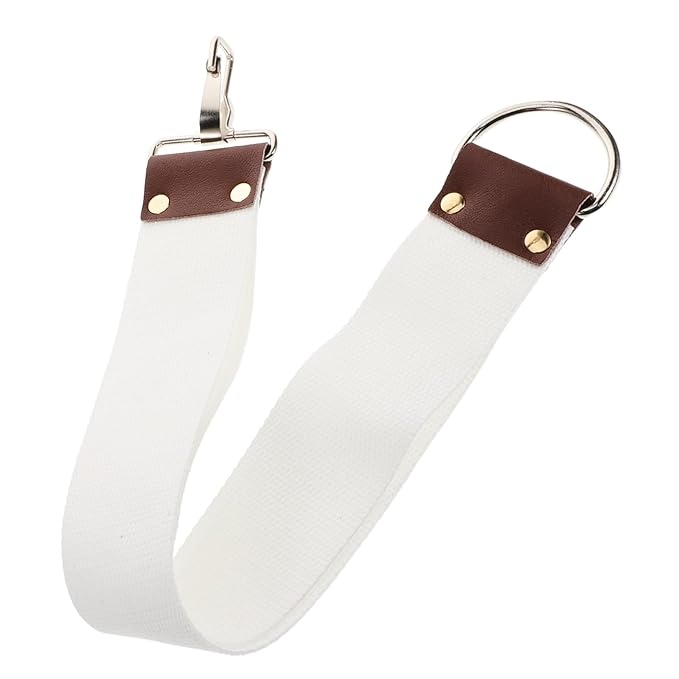 Barber Strop Sharpening Canvas Belt Double Layer Lightweight Maintenance Tool for Smooth Shaving and Portable for Barbers and Home Use