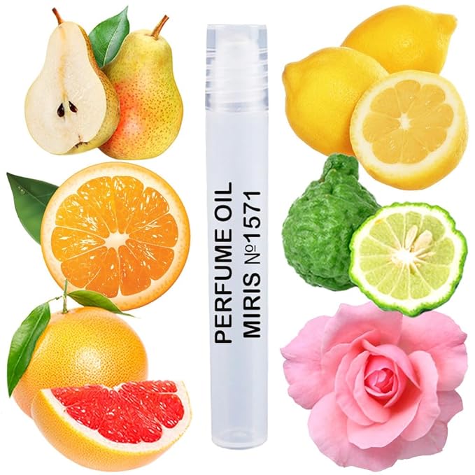 MIRIS No. 1571, Inspired by Rumeur 2 Rose, Long-Lasting Perfume Oil for Women Roll-On, Rollerball 0.34 Fl Oz / 10 ml