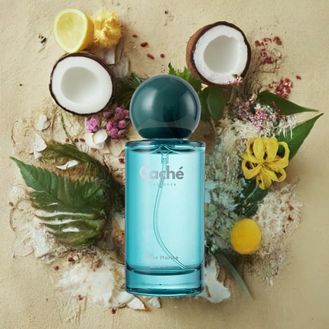 Brise Marine by Caché – Bergamot, Lemon, Pink Pepper, Coconut Milk, Ylang-Ylang, Musk, Cedarwood; Eau De Parfum (EDP) 50ml, Unisex
