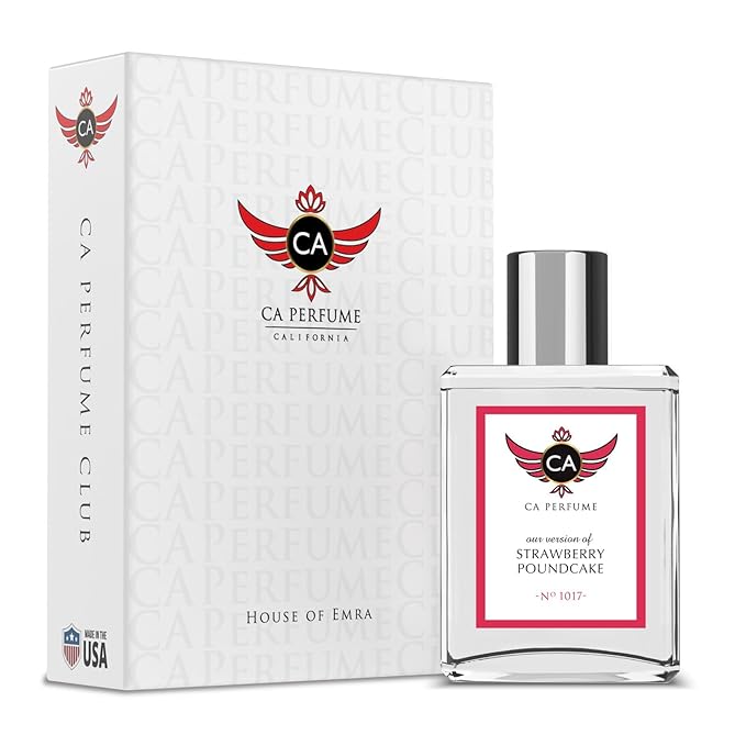 CA Perfume Impression of Strawberry Poundcake for Women Eau De Parfum Spray Long Lasting Floral Fruity Gourmand Perfume (1.7 Fl Oz / 50ml)