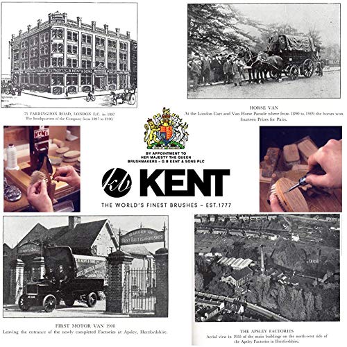 Kent VS70 Natural Badger Bristle Beechwood Shaving Brush for Men for Safety Razor, Shaving Razors for Men. Perfect Lather Shaving Brush for Shave Cream, Shaving Soap. Kent Luxury Shaving Since 1777