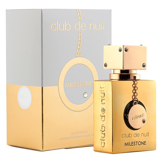 Armaf Club de Nuit Milestone – Aquatic, Fruity, Woody, Musky – Eau de Parfum Spray Long-Lasting Fragrance for Unisex, 1 Ounce / 30 ml