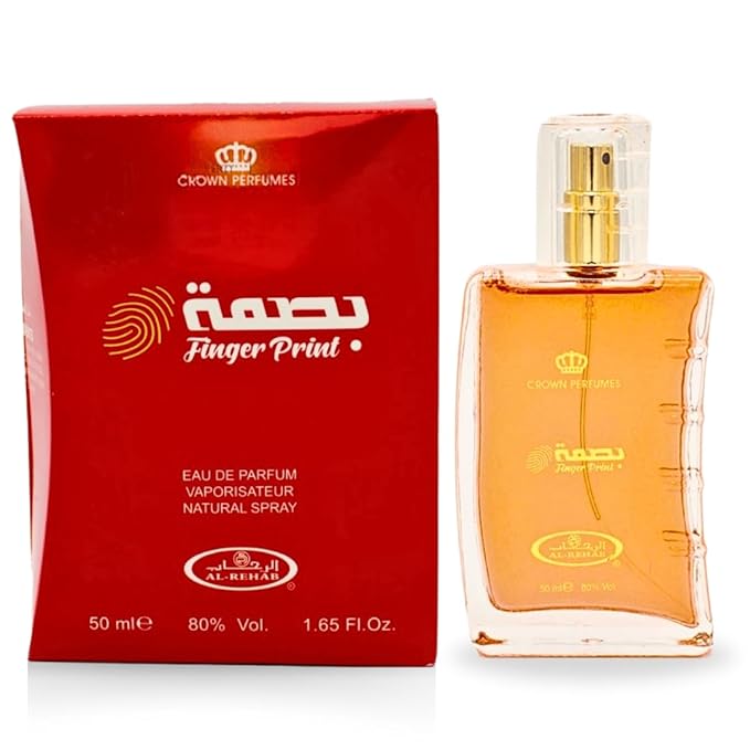Al-Rehab Finger Print EDP - 50ML (1.7 OZ), Long Lasting & Luxurious Scents of Arabia, Perfumes for Men & Women.