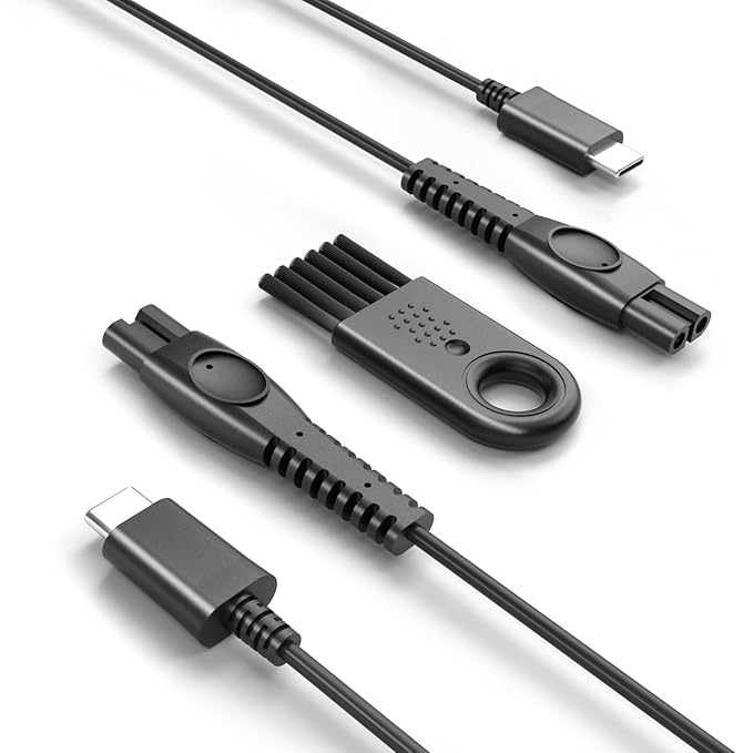 Nicpower 5V 5FT USB-C Charger Cord for Philips Norelco 2000 2400 2600 3600 3900 5400 5000X 7200 i9000 Wet & Dry Electric Shaver Series 3000 5000 7000,for Phillips One Blade QP2724 QP2834 Trimmer Razor