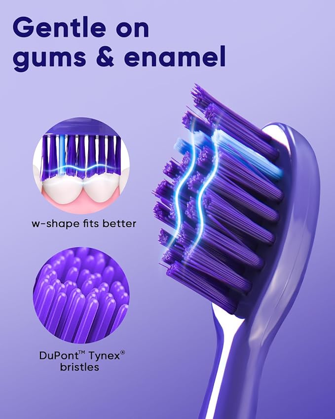 MySmile DY156 Electric Toothbrush for Adults, Rechargeable Sonic Battery Toothbrush Portable with 3 Brush Heads, 2 Mins 5 Modes Smart Timer, 45000VPM, One Charge for 60 Days