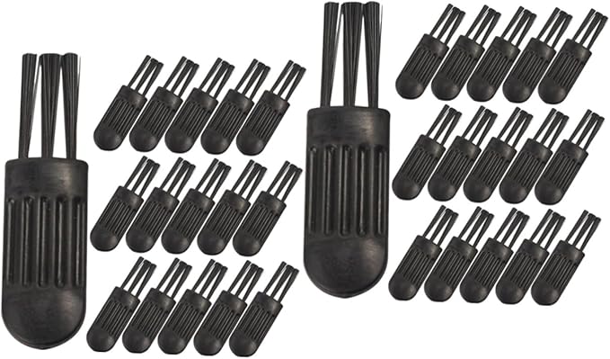 FRCOLOR 200pcs Mini Cleaning Brush for Electric Shavers and Trimmers Non-Shedding Bristles for Cleaning Ergonomic Grip Design for Convenient Use