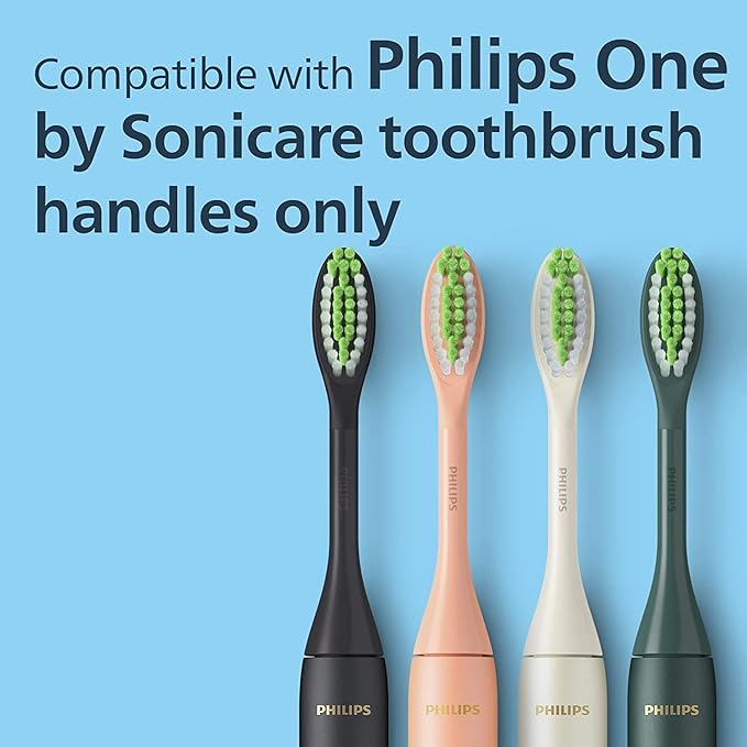 Philips One by Sonicare 2pk Brush Heads, White BH1022/07