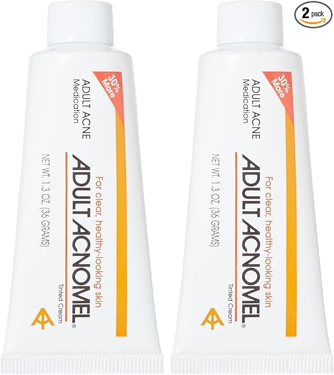 Acnomel Adult Acne Medication Cream 1.3 Oz (Pack of 2)