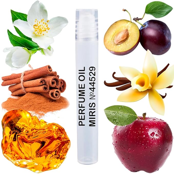 MIRIS No. 44529, Inspired by Fera Black, Long-Lasting Perfume Oil for Men Roll-On, Rollerball 0.34 Fl Oz / 10 ml