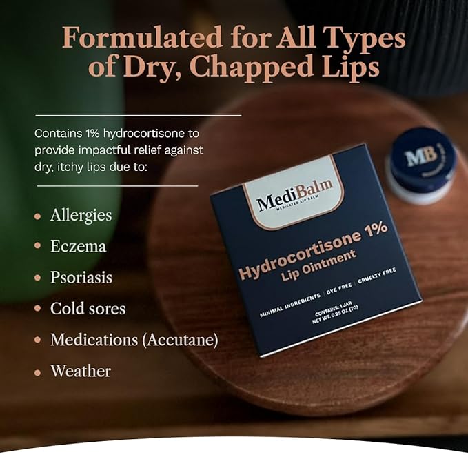 for Dry Cracked Lips - Healing Lip Balm for Severely Chapped Lips - Designed for Men, Women, and Children by Pharmacists 3 Pack
