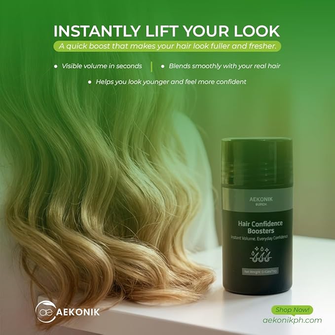 Hair Fiber for Thinning Hair – Natural, Cruelty-Free Hair Building Fibers, Instant Volume, Conceals Bald Spots, Waterproof, Hypoallergenic, For Men & Women, All Hair Types, 0.42oz