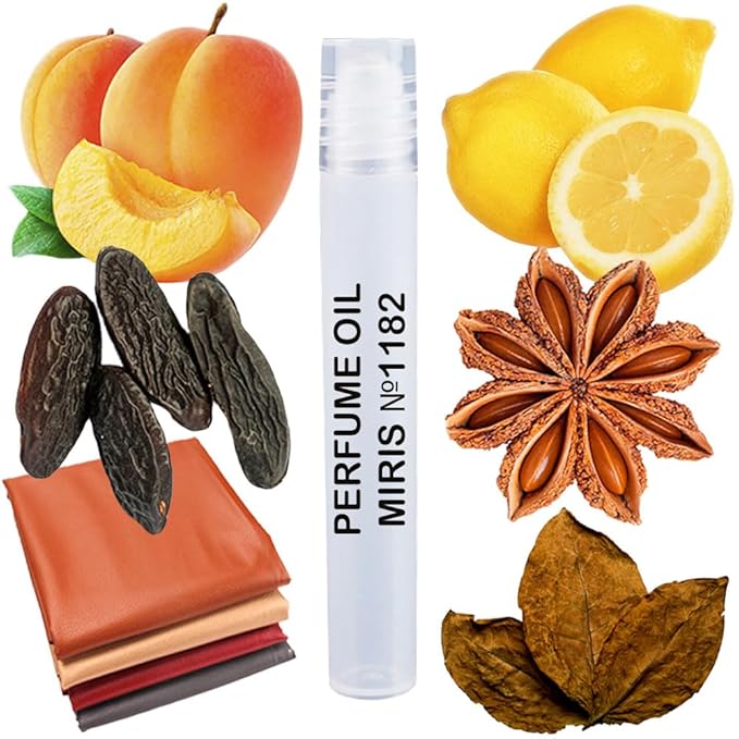 MIRIS No. 1182, Inspired by Code Pour Homme, Long-Lasting Perfume Oil for Men Roll-On, Rollerball 0.34 Fl Oz / 10 ml
