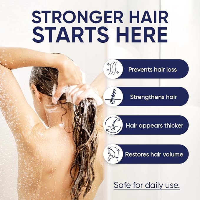 Moerie Hair Growth Shampoo for Men and Women, Hair Loss Solution with Biotin and Rosemary, Thickening Shampoo for Thinning Hair – Ultimate Boost for All Hair Types