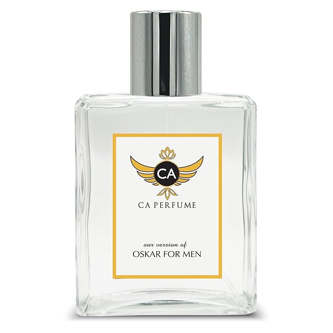 CA Perfume Impression of Oskar For Men Woody Spicy Scent Long Lasting Cologne for Men Signature Scent for Day and Night Wear 3.4 Fl Oz 100ml