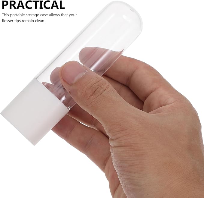 Travel Storage Case for Flosser Tips Portable Tip Holder Cover for Water Flosser Heads Compact Box for Travel Accessory