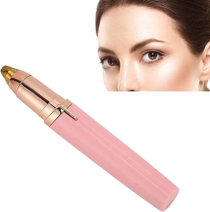 Womens Electric Eyebrow Hair Trimmer, Painless and Portable Suitable for Upper and Lower Lip Chin Neck Cheeks Eyebrows Nose Body, Multifunction Hair Trimmer Remover Waterproof