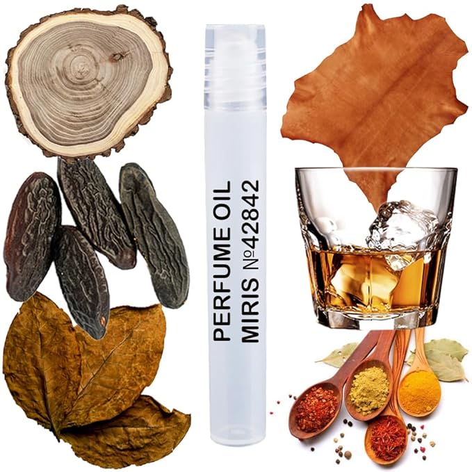 MIRIS No. 42842, Inspired by Man In Black, Long-Lasting Perfume Oil for Men Roll-On, Rollerball 0.34 Fl Oz / 10 ml