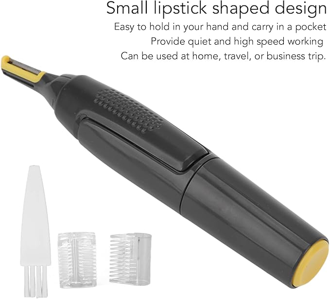 Ear and Nose Hair Trimmer Clipper, Professional Painless Eyebrow Hair Trimmer for Men Women, Ear Nose Hair Trimmer Detachable Washable Easy Cleansing