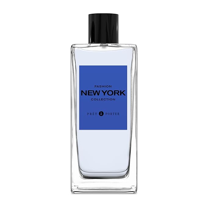 Pret à Porter City Collection New York Eau de Parfum for Men 3.4 fl oz (Pack of 1), A Suave Woody Fougère Fragrance, Notes of Juniper Berries, Wood, and Cedarwood, Long Lasting, Everyday Fragrance
