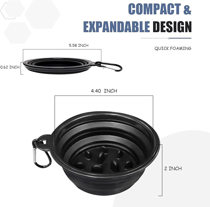 Foldable Shaving Bowl with Carabiner, Silicone Shave Mug for Men, Quick Lather Shaving Cream Bowl, Portable Travel Shaving Soap Bowl, Non-Slip Base, Lightweight Collapsible Design