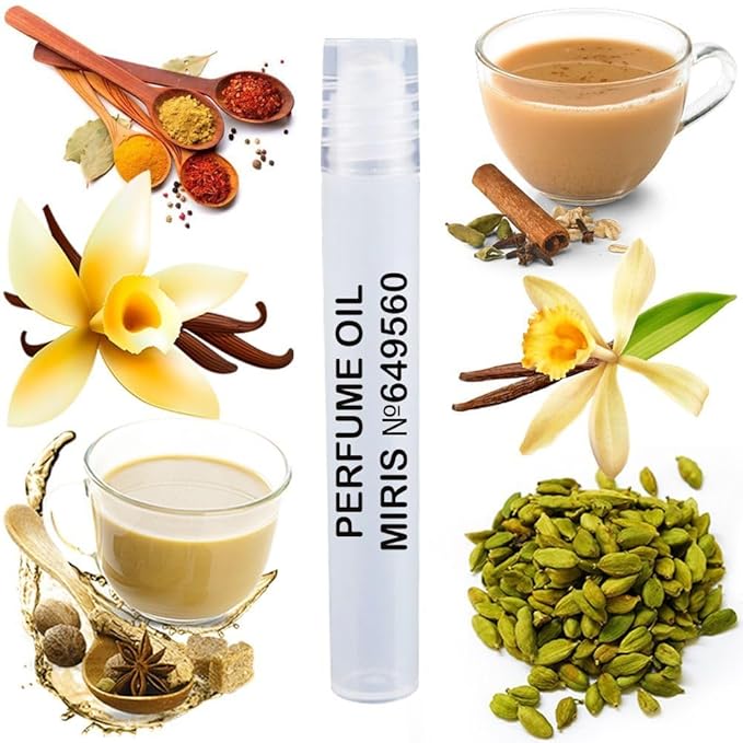 MIRIS No. 649560, Inspired by Spiced Vanilla, Long-Lasting Perfume Oil for Women Roll-On, Rollerball 0.34 Fl Oz / 10 ml