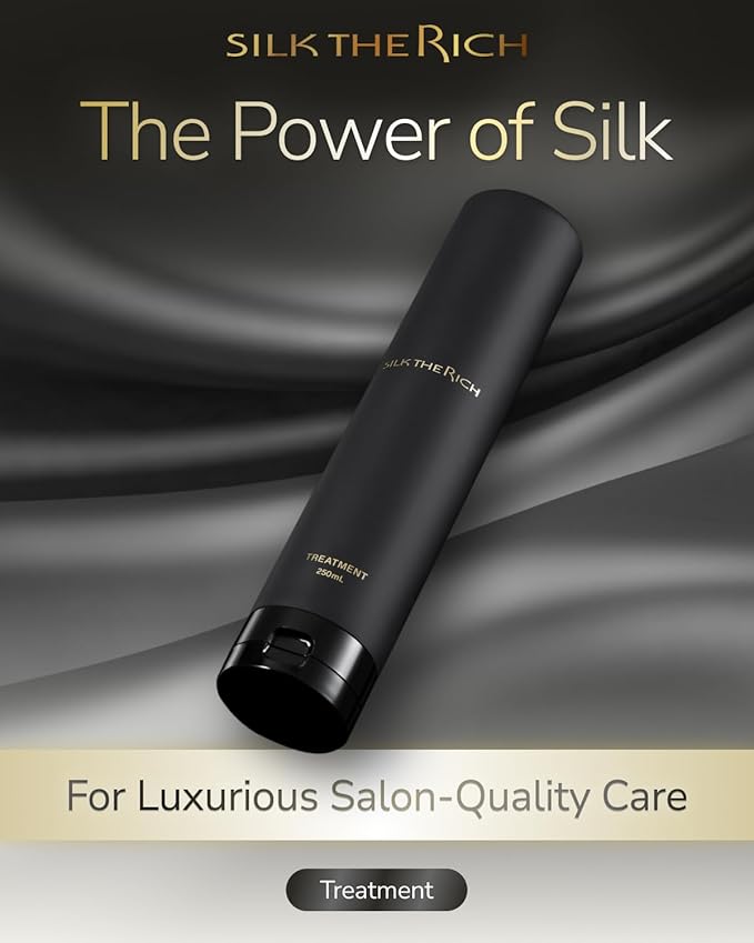 Treatment Conditioner, Moisturizing & Repairing Hair Conditioner for Women & Men, For Color-Treated Hair & Dry, Itchy Scalp, Sulfate-Free, Paraben-Free, Black (8.5 fl oz, 250 ml)