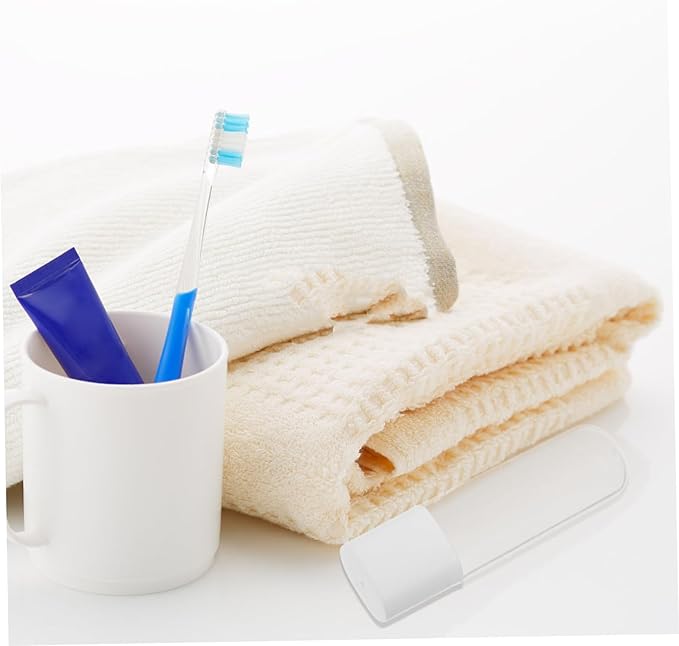 Travel Flosser Tip Cover Case Portable Plastic Toothbrush Holder for Electric Flosser Nozzle Storage