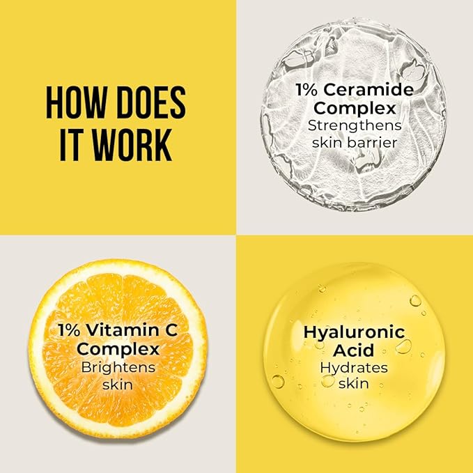 Dr. Sheth's Ceramide & Vitamin C Oil-Free Sunscreen SPF 50+ PA++++ | Non Greasy | For Oily Skin | For Men & Women | 50 g