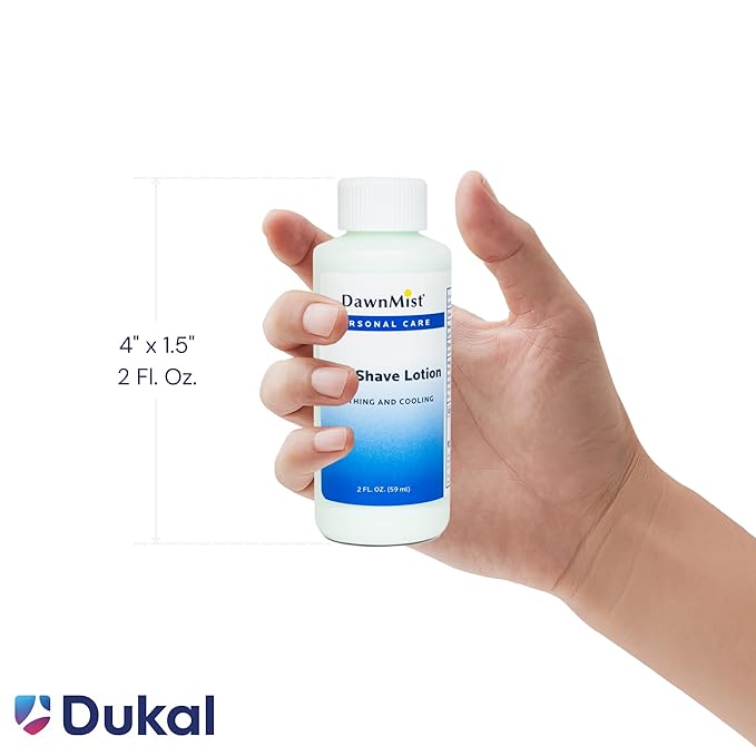 DawnMist Dukal Aftershave Lotion – 2 oz (Pack of 2) | Lightweight, Non-Oily Formula | Soothes & Hydrates Post-Shave | Ideal for Sensitive Skin