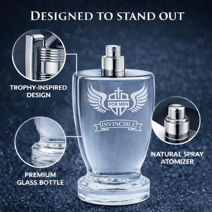 Perfume for Men – Fresh Aquatic Woody Cologne with Grapefruit, Jasmine & Patchouli – Bold Long-Lasting Fragrance – Eau de Parfum 100ml (3.4 fl oz)