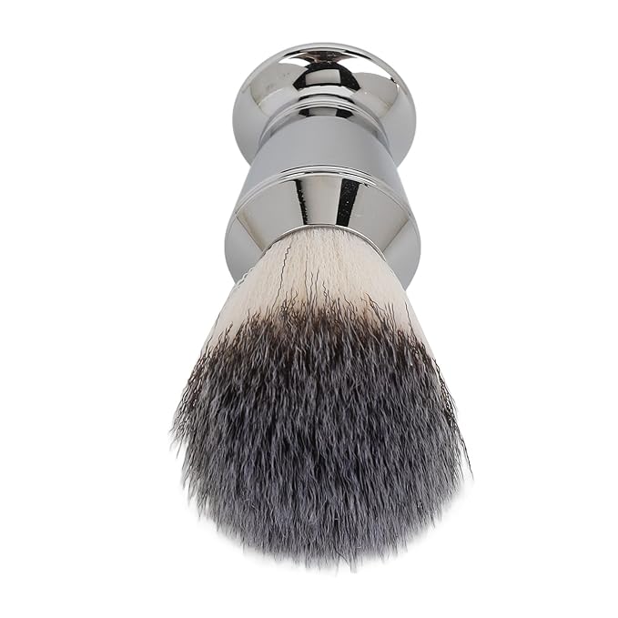 Shaving Brushes For Men, Beard Brush with Ergonomic Handle Stainless Steel Foaming Beard Brush For and WellGroomed Beard