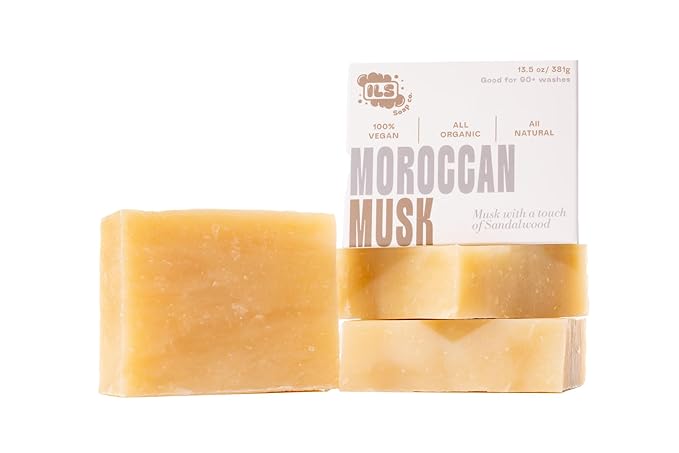 ILS Soap Co.– All-Natural Soap bar for Men & Women – Cold Process, Handmade in the USA