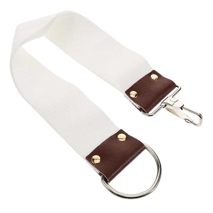 Dual Layer Canvas Strop for Professional Barbers and Personal Grooming Straight Sharpening Belt for Optimal Blade Maintenance and Polishing