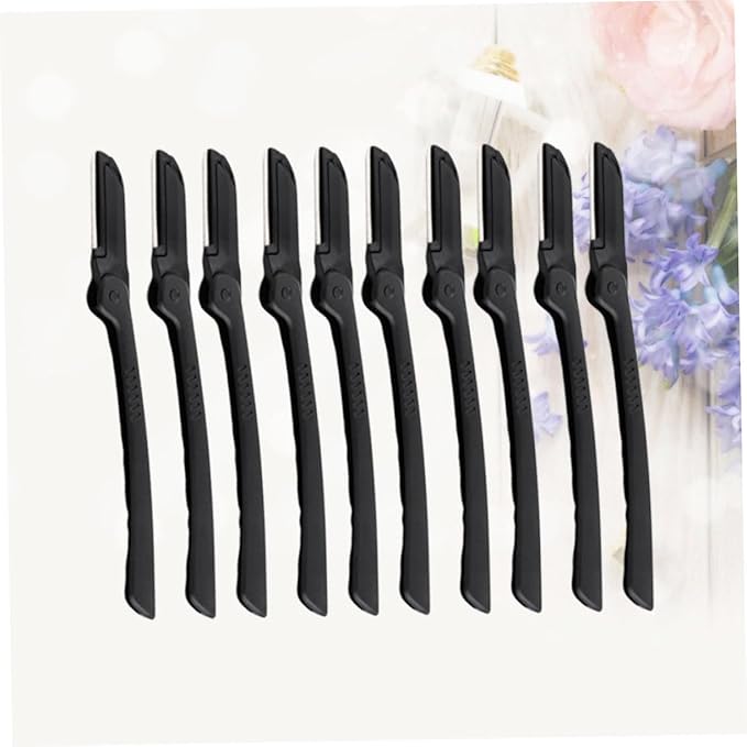 10pcs Portable Eyebrow Trimmer Eyebrow for Precise Grooming Travel-friendly Makeup Tool for Use
